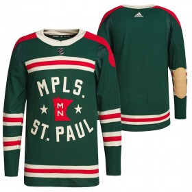 Minnesota Wild tröja Blank 2022 Winter Classic Authentic - NHL Tröjor Herr